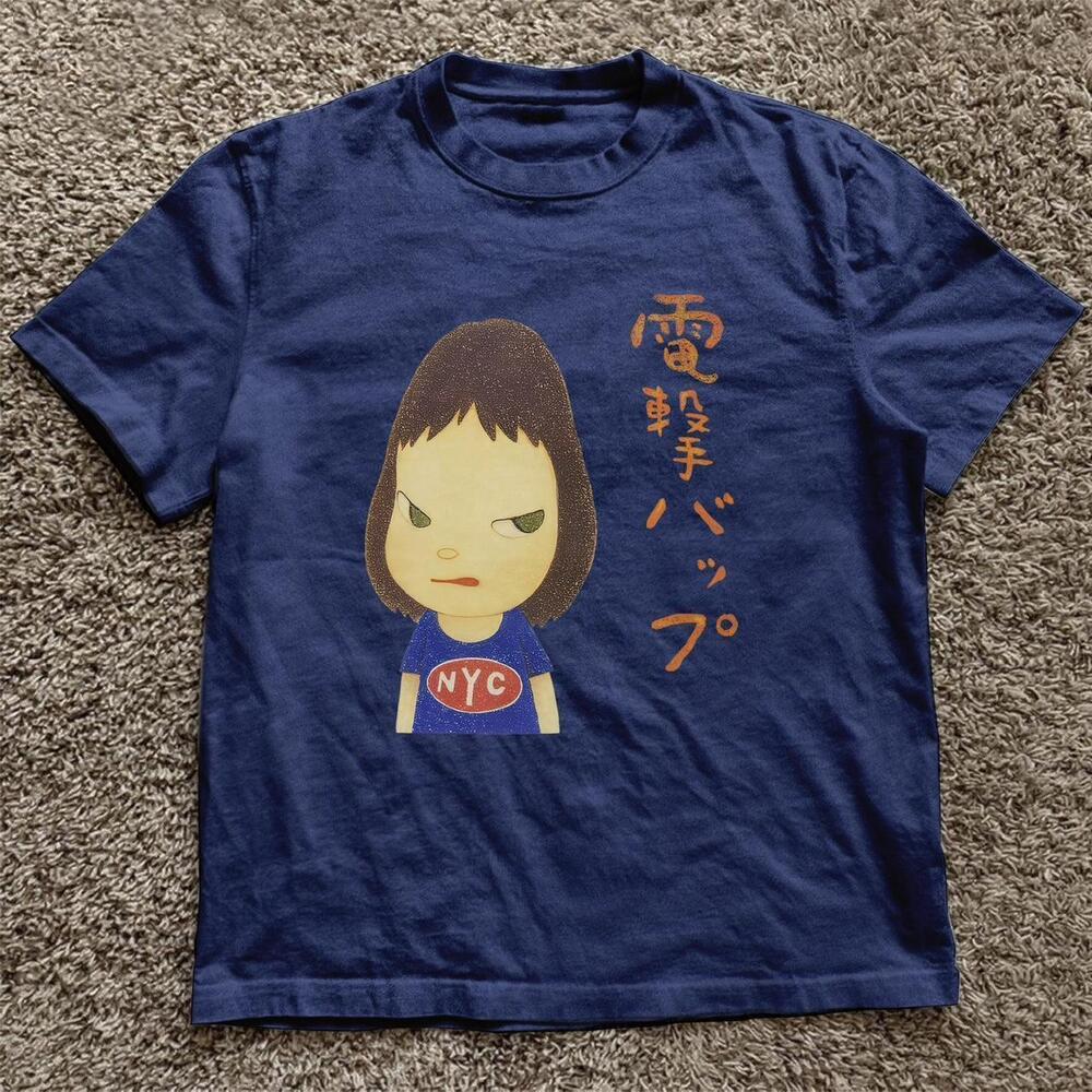 Navy Yoshitomo Nara Nyc Tee